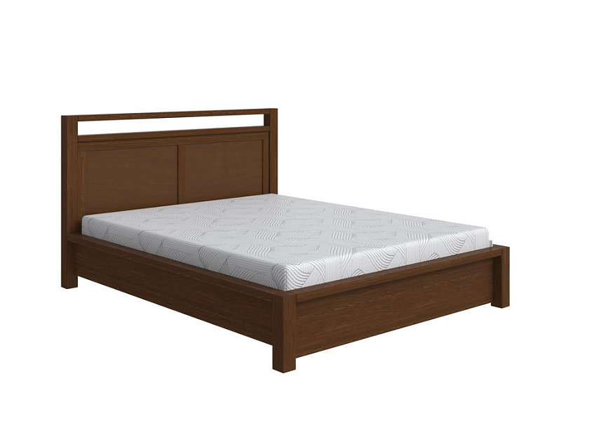Кровать Fiord с подъемным механизмом 120x190 Массив (сосна) Мокко - Кровать из массива с подъемным механизмом