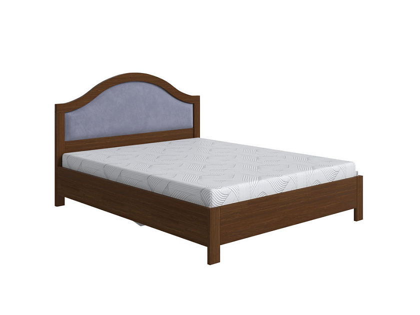 Кровать Ontario с подъемным механизмом 140x200 Ткань/Массив Casa Благородный серый/Мокко (сосна) - Уютная кровать с местом для хранения